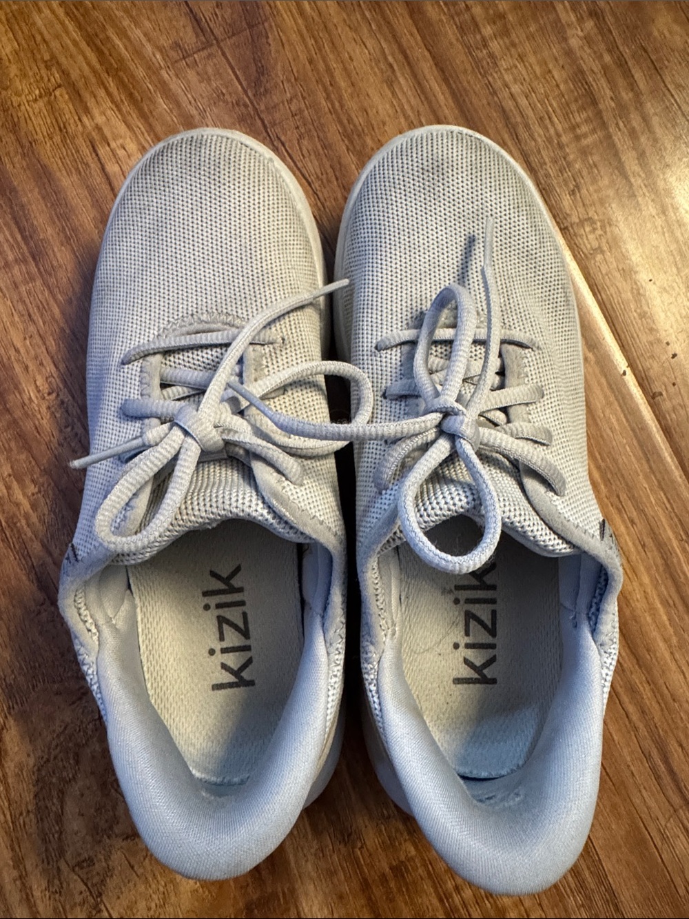 Kizik Women's Light Gray Slip-On Sneakers - Comfortable Everyday Shoes